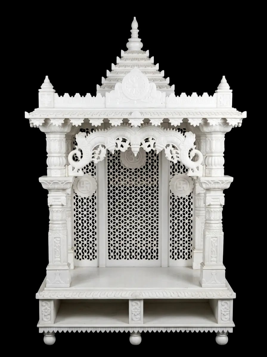 Premium handcrafted marble home Temple design